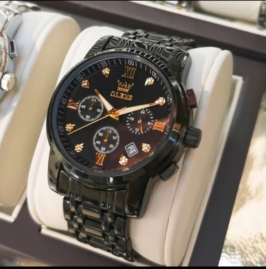 Men's Luxury Chronograph Luminous Quartz Watch